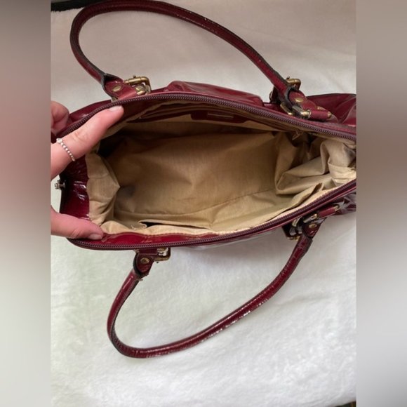 Vintage Michel Angelo red patent leather red purse - Picture 12 of 16